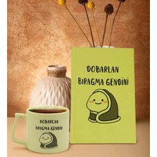 Bk Gift Sarı Sert Kapaklı Defter ve Middle Kupa Seti, Arkadaşa Hediye, Yeni Iş Hediyesi, Doğum Günü Hediyesi-9