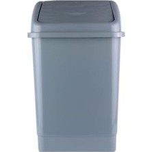 Trendexa Çöp Kovası, Gri Renk 30 L Kapaklı, BRC165324032025