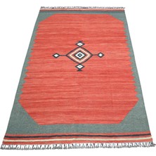 Kilim Antik El Dokuma Bodrum Muğla Yörük Yün Kilim 2028 - Yeni - Çok Renkli