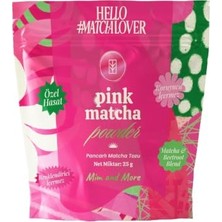 Trendexa Pink Matcha Powder - Pembe Beetroot Superfood Matcha Tozu Doypack, 25 G