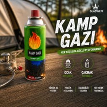 Trendexa 1 Adet Kamp Gazı Gaz Tüpü Portatif Ocak Kartuşu Tek Kullanımlık Pürmüz 400 ml 227 G