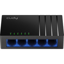 Cudy GS105D 5 Bağlantı Noktalı Gigabit Ethernet Ağ Anahtarı, Masaüstü Ethernet Splitter, Fansız, Tak ve Çalıştır Trafik Optimizasyonu
