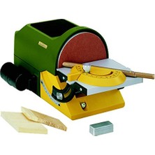 Trendexa Tg 125/E Disk Zımpara Makinesi (Zımpara Diski 125 Mm, Masa Ayarlanabilir, Açı Durduruculu, Vidalı Mengeneli, Sistemi Için Bağlantı) 27060
