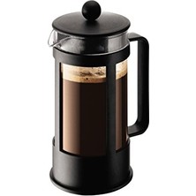 Trendexa 1783-01 Kenya Kahve Hazırlayıcı (French Press System, Bulaşık Makinesinde Yıkanabilir, 0,35 L) Siyah, 3 Fincan