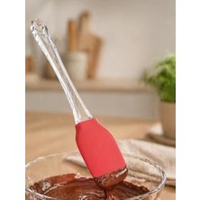 Trendexa Silikon Spatula Premium Çok Amaçlı Esnek Uçlu Çıkarılabilir Başlıklı Isıya Dayanıklı Pasta Mutfak Sıyırma Kaplama Spatulası