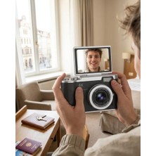 Trendexa 48 Mp 4K Dijital Kamera 8x Zoom ve 180 Derece Ekran Yeni Başlayanlar Için Uygun