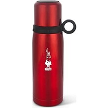 Trendexa Termos - 460 ml - Kırmızı Renk - Paslanmaz Çelik - Çift Katmanlı - 12 Saat Sıcak 24 Saat Soğuk Tutar - Bardaklı Kapak Özelliği