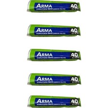 Trendexa Arma Naylon Tadilat Boya Koruyucu Örtü Poşet Folyo - 4X10 Metre - 40 M2-5 Paket