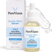 Trendexa Serum, Double Effect 30 ml – Aha-Bha + Niacinamide – Aydınlatıcı, Gözenek Sıkılaştırıcı, Ton Eşitleyici
