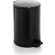 Trendexa Çelikay, Prima Nova Cigo Pedallı Çöp Kutusu 12 L Paslanmaz M-E49-30-06SIYAH, INT-ANSAN2373