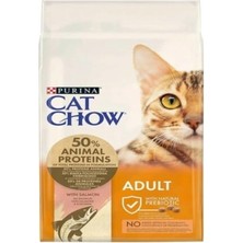 Cat Chow Somonlu Yetişkin Kedi Maması 1,5 kg (Açık)