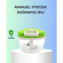 Trendexa El Tipi Yiyecek Kıyıcı Üç Bıçaklı Pratik Doğrayıcı