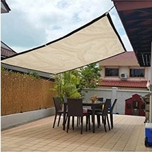 Trendexa Gölgelik File 0 50X6 Metre 95 Lik Krem Balkon Bezi Çit Örtüsü Filesi 140