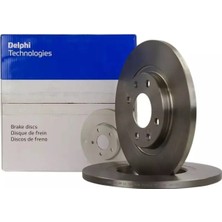 Delphi Volkswagen Bora Golf 4 A3 Octavia Toledo Ön Fren Disk 256X22 (Çift)