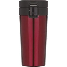 Trendexa 400 ml Filtreli Rahat Içim Kilitlenebilir Paslanmaz Çelik Termos Kahve Mug Bpa Içermez (Kırmızı)