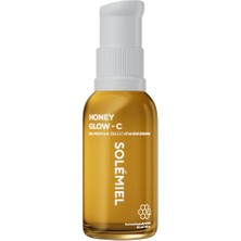 Trendexa Solémiel Bal ve Propolis Özlü C Vitamini Serumu 30 ml - Alpha Arbutin, Aydınlatıcı ve Antioksidan Yüz Serumu, Ferulik Asit ve Niacinamide Içeren Leke Karşıtı