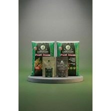 Trendexa Peat Moss 10 L (2 Adet) + Jeotop Leonardit ve Organik Gübre Yetiştirme Paketi