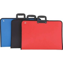 Abka Fermuarlı Resim-Proje Çantası 37X54 cm Kırmızı Proart 3.01.26.007