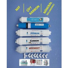 Netsu- İhlas Aura Cebilon Silver-Plus-Platinum Uyumlu 5 li Su Arıtma Filtre Seti