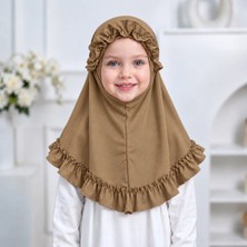 Syn Shop Siyah Bebek Kız Çocuk Ithal Pratik Tak Çıkar Hazır Kolay Baş Örtüsü Akıllı Eşarp Şal Bone Likralı Hijab Hediyelik