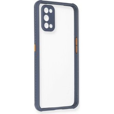 Uryport Realme 7 Pro Kılıf Miami Şeffaf Silikon - Gri