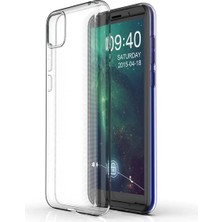 Uryport Huawei Y5P Kılıf Lüx Şeffaf Silikon - Şeffaf