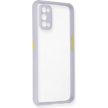Uryport Realme 7 Pro Kılıf Miami Şeffaf Silikon - Lila