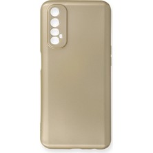 Uryport Realme 7 Kılıf First Silikon - Gold