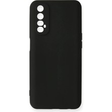 Uryport Realme 7 Kılıf Nano Içi Kadife Silikon - Siyah