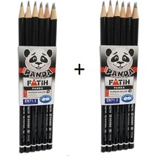 Fatih Panda Yuvarlak Kurşun Kalem 12+12 'li