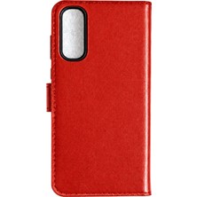 Uryport Realme 7 Kılıf Trend S Plus Kapaklı Kılıf - Kırmızı