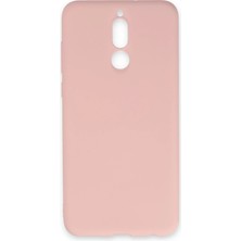 Uryport Huawei Mate 10 Lite Kılıf Nano Içi Kadife Silikon - Pudra