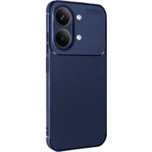 Uryport Vivo Y05 Auto Focus Karbon Kapak - Lacivert