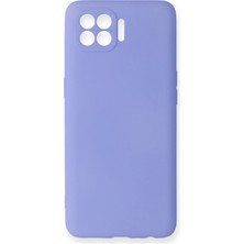 Uryport Oppo Reno 4 Lite Kılıf First Silikon - Lila