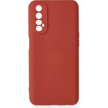 Uryport Realme 7 Kılıf Nano Içi Kadife Silikon - Kiremit