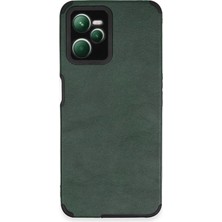 Uryport Realme C35 Kılıf Loop Deri Silikon - Yeşil