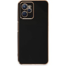 Uryport Realme C35 Kılıf Volet Silikon - Siyah