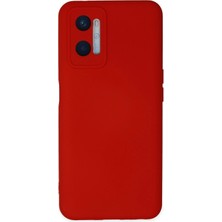 Uryport Oppo A96 Kılıf Nano Içi Kadife Silikon - Kırmızı
