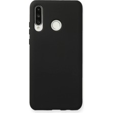 Uryport Huawei P30 Lite Kılıf Nano Içi Kadife Silikon - Siyah
