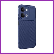 Salmore Vivo Y31D Auto Focus Karbon Kapak - Lacivert Bty