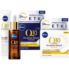 Rafta Nıvea Q10 Çift Etkili Serum 30ML, Sıkılaştırıcı Göz Bakım Kremi, Yenileyici Gece Bakım Kremi, Gündüz Kremi