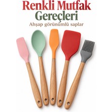 Milas Toptan Mutfak Seti Renkli Başlıklı