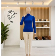 Zy Plus Saks Balıkçı Yaka Penye Body