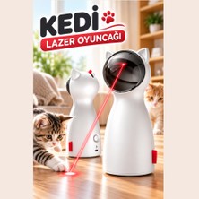 Gurada Otomatik LED Lazer Kedi Oyuncağı Interaktif Hareketli Kedi Oyun Cihazı