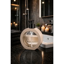 Emilahome Sabunluk Ovalis Sıvı Sabunluk 350 ml Bej