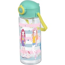 Emilahome Focus Pipetli Çocuk Matarası Kilit Mekanizmalı 400 ml