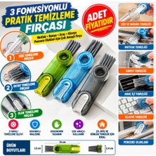 Efnaz Style 3 Fonksiyonlu Pratik Şişe Temizleme Fırçası Mutfak Banyo Araç Için Çok Amaçlı Fırça (Adet Fiyatıdır)