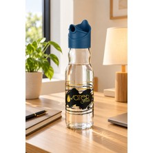 Water Fresh 700 ml Çevrilebilir Kapaklı Cam Sürahi – Başucu ve Çalışma Masası Sürahisi