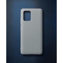 Astraltech Samsung Galaxy A91 / S10 Lite Kılıf Nano Içi Kadife Silikon - Gri