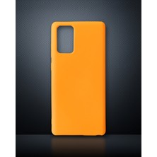 Astraltech Samsung Galaxy Note 20 Kılıf Nano Içi Kadife Silikon - Turuncu